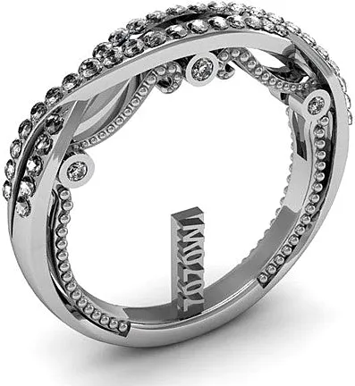 Verragio Pave Twist Diamond Wedding Band