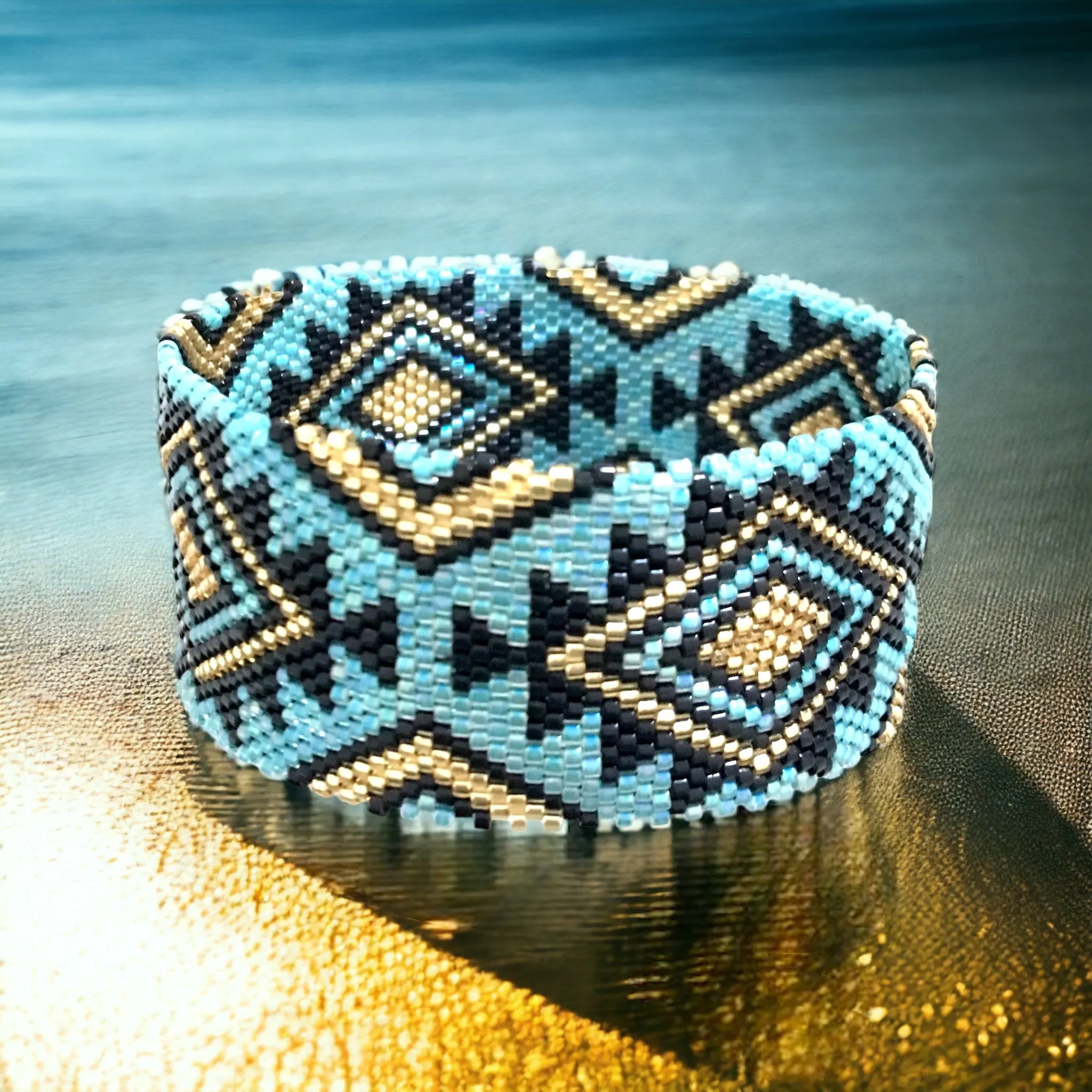 Vertical Peyote Pattern - Bracelet LIMA