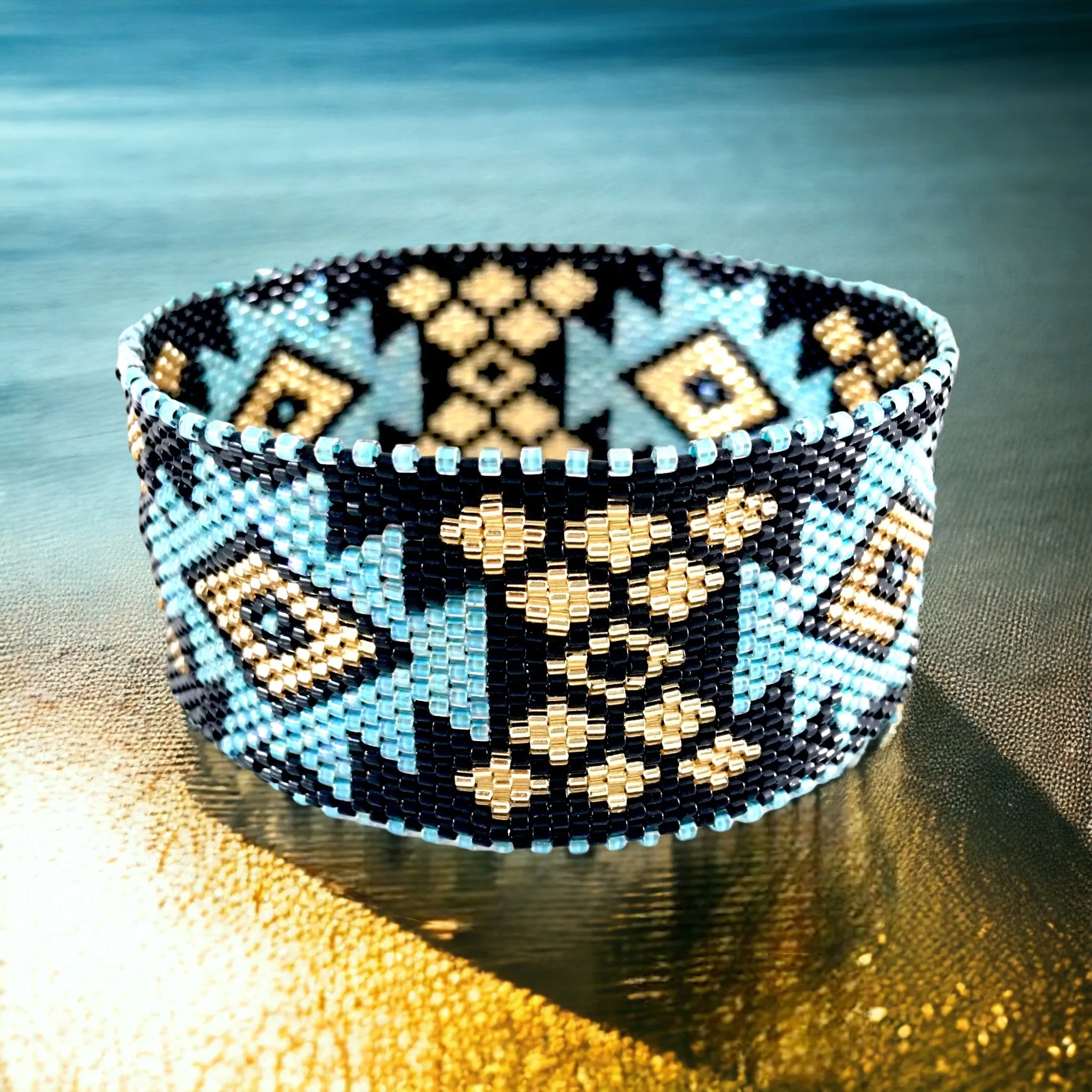 Vertical Peyote Pattern - Bracelet LIMA