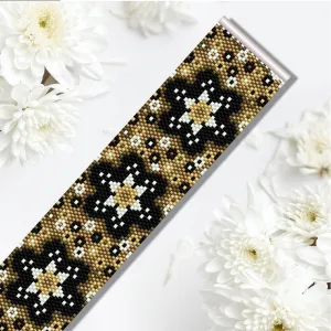 Vertical Peyote Pattern - Bracelet NEODYME