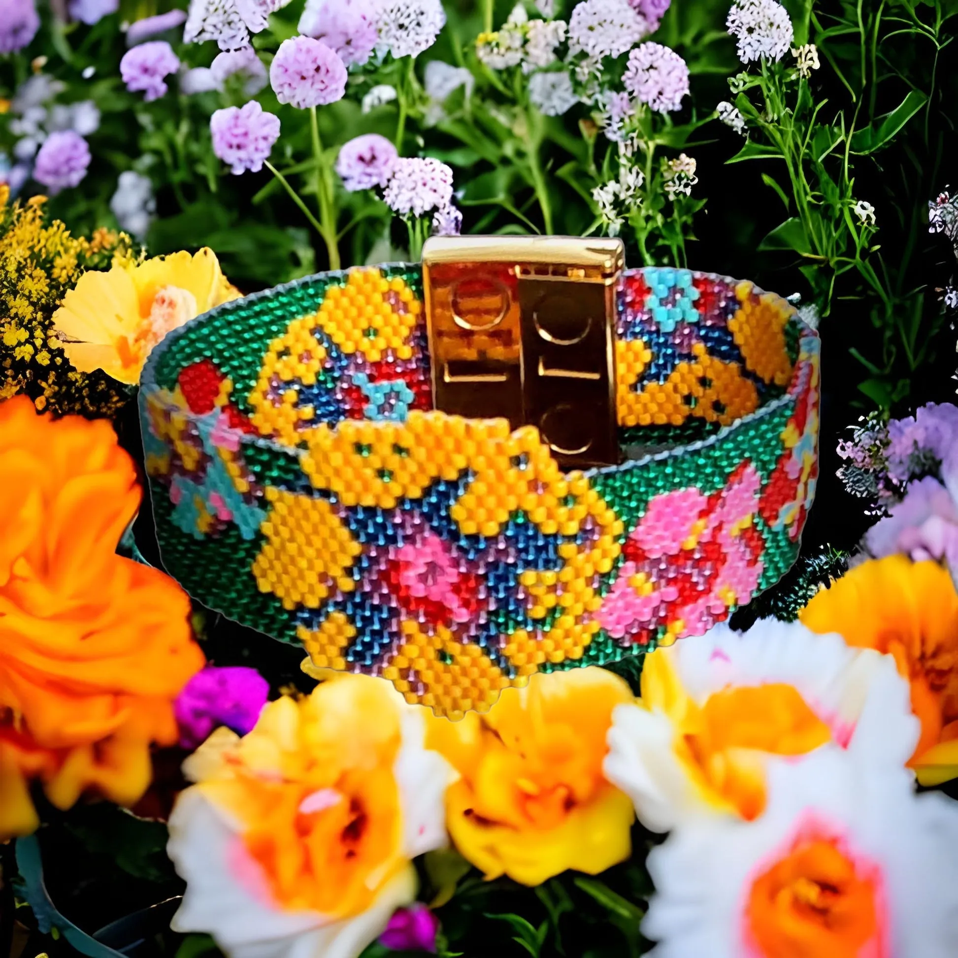Vertical Peyote Pattern - Bracelet OLGA CLASSIK