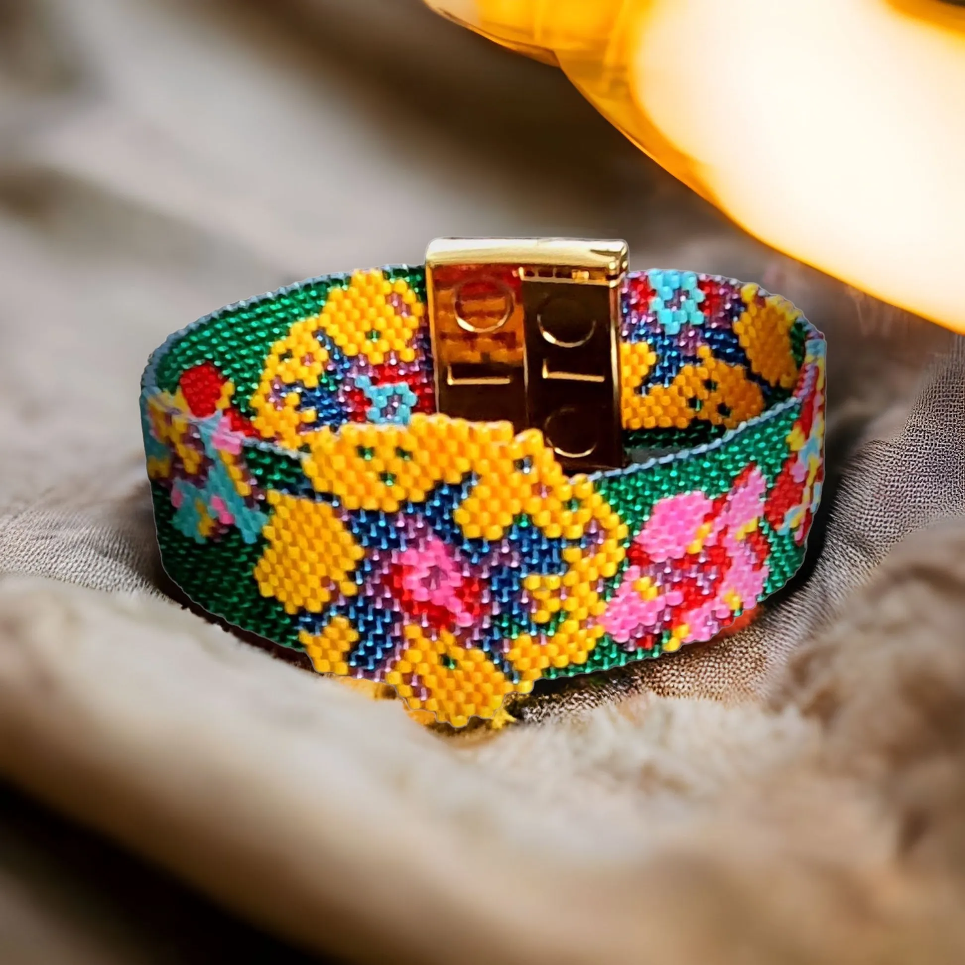 Vertical Peyote Pattern - Bracelet OLGA CLASSIK