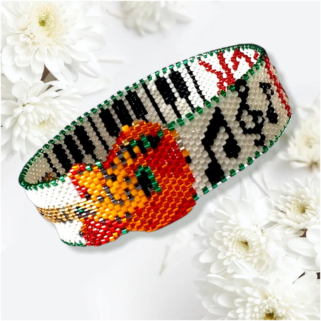 Vertical Peyote Pattern - Bracelet ROCK