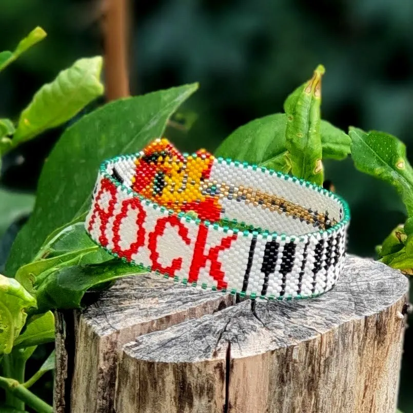 Vertical Peyote Pattern - Bracelet ROCK