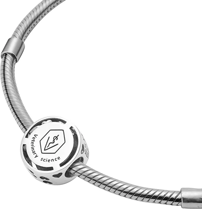 Veterinary Science Veterinarian Vet Bead Charm