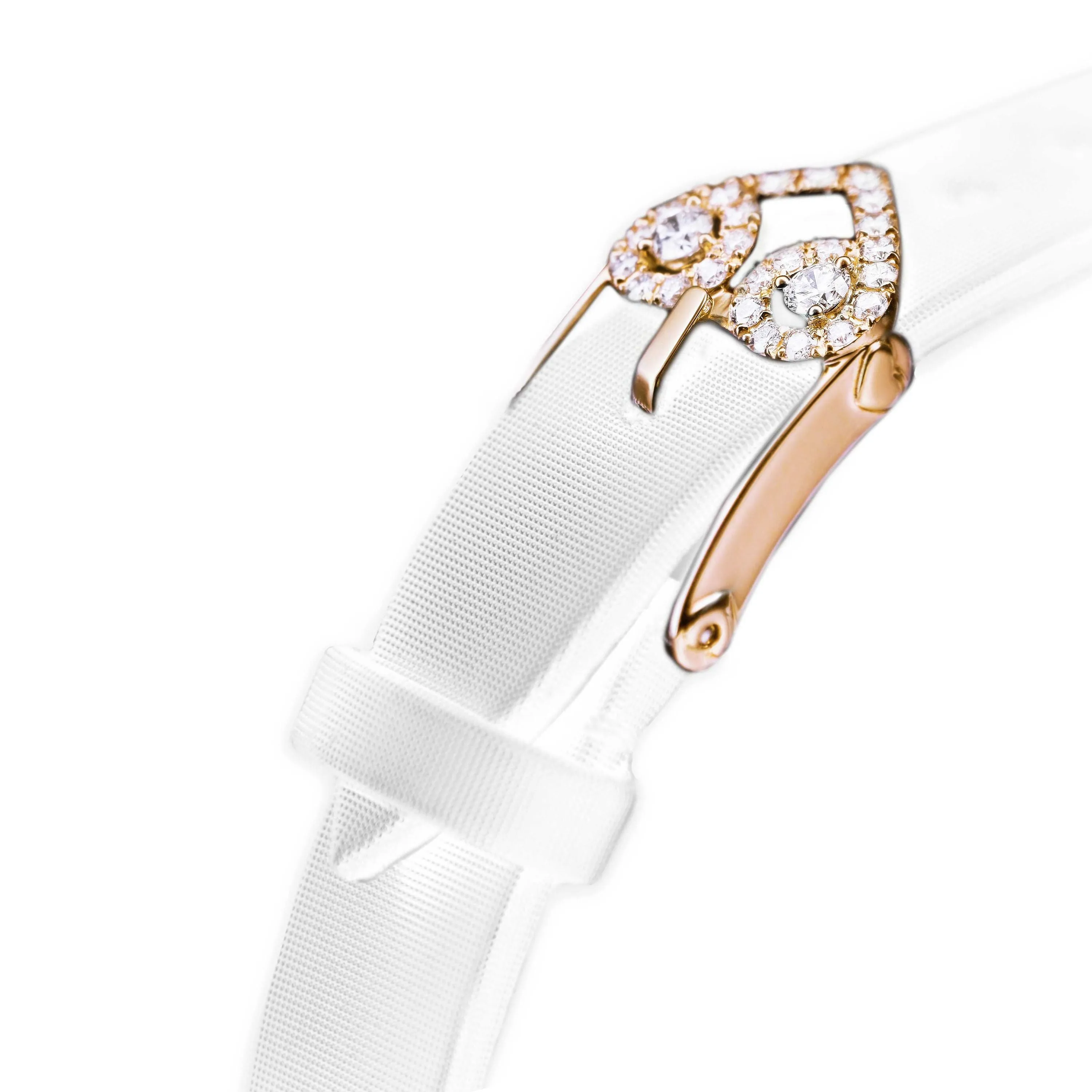 Victoria Snowdrop Luxury Diamond Watch for Women - 36 mm Rose Gold - Backes & Strauss