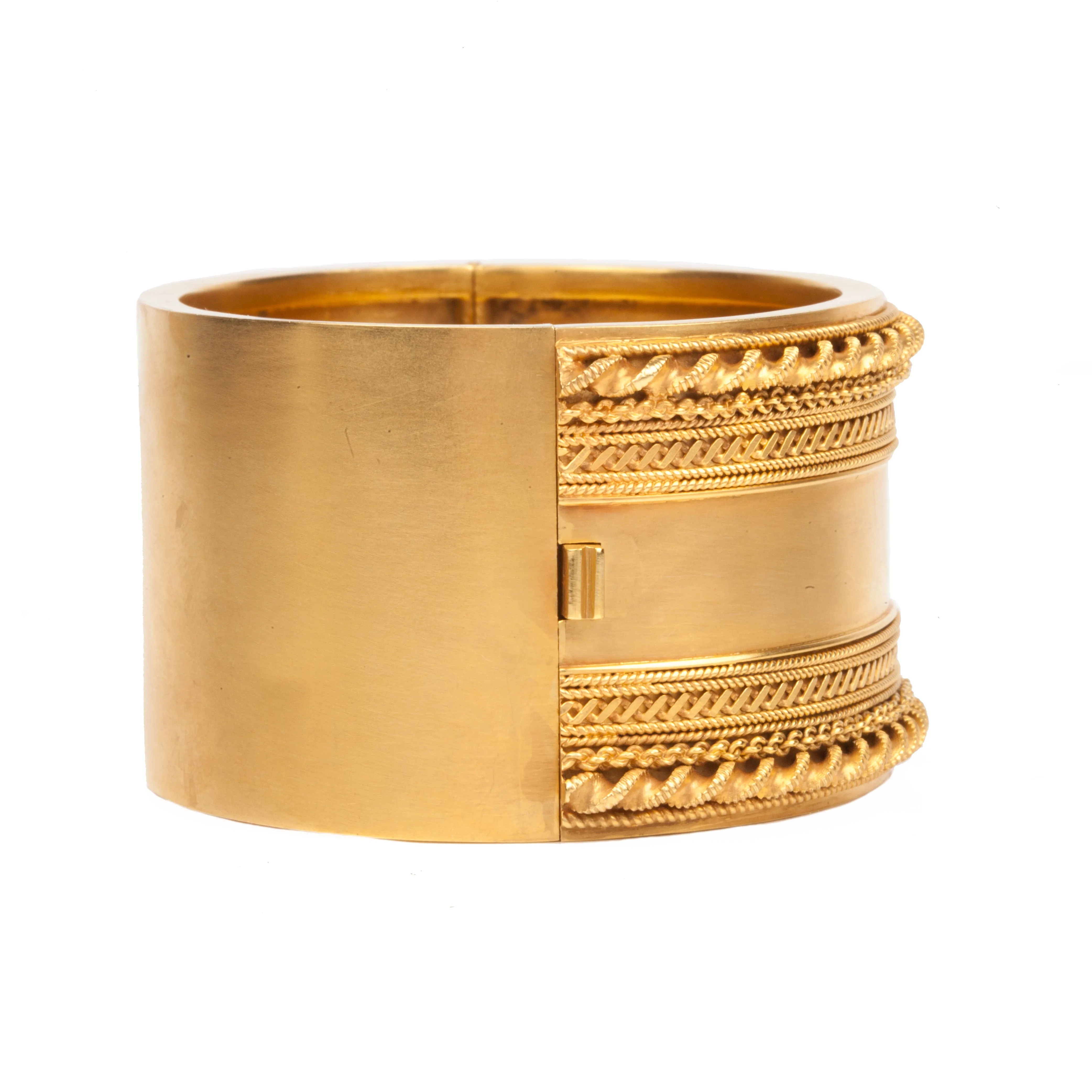 Victorian Gilded Bangle Bracelet