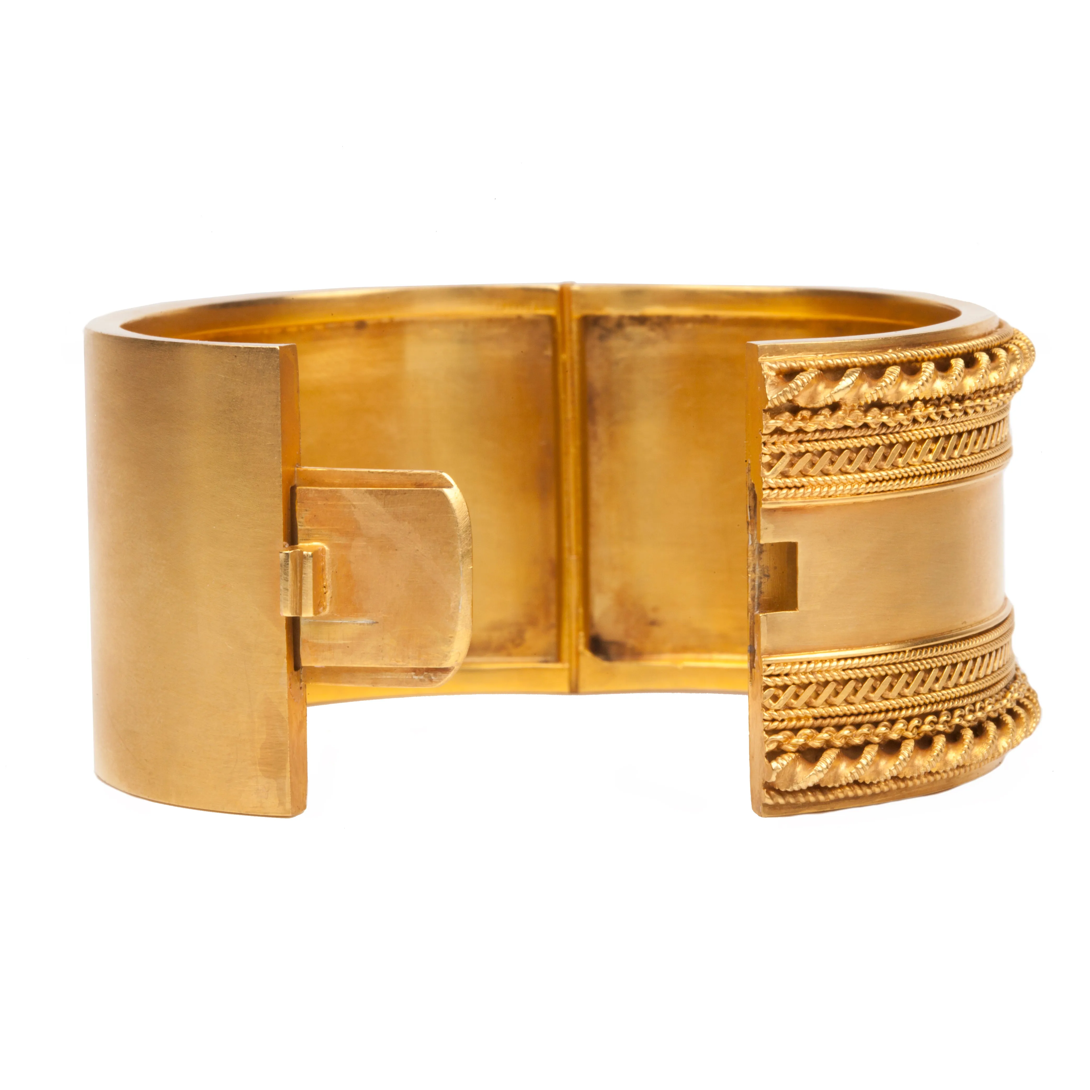 Victorian Gilded Bangle Bracelet