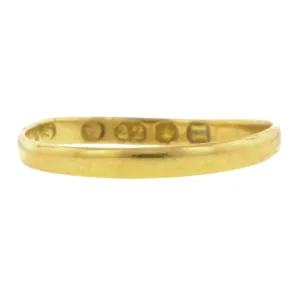 Victorian Gold Wedding Band