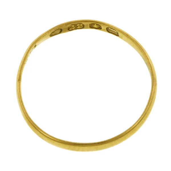 Victorian Gold Wedding Band