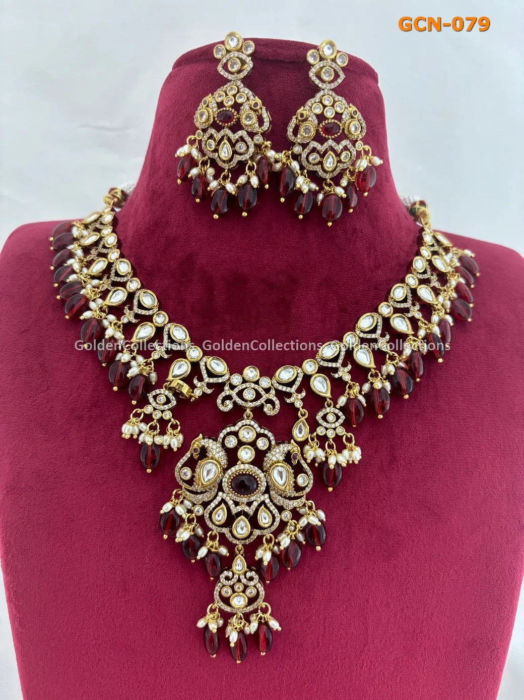 Victorian Jewelry Big Necklaces : New Fashion Necklace Gold GCN-079