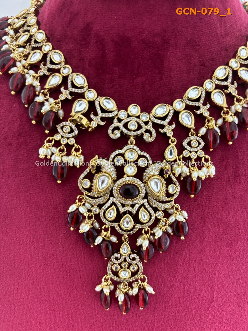 Victorian Jewelry Big Necklaces : New Fashion Necklace Gold GCN-079