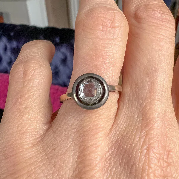 Victorian Rose Cut Diamond Ring, 1.00ct.