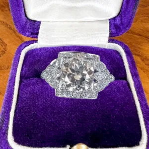 Vintage Engagement Ring, RBC. 1.75ct.