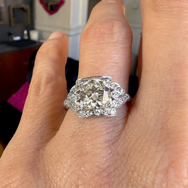 Vintage Engagement Ring, RBC. 1.75ct.
