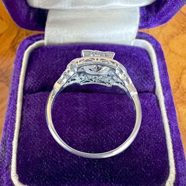 Vintage Engagement Ring, RBC. 1.75ct.