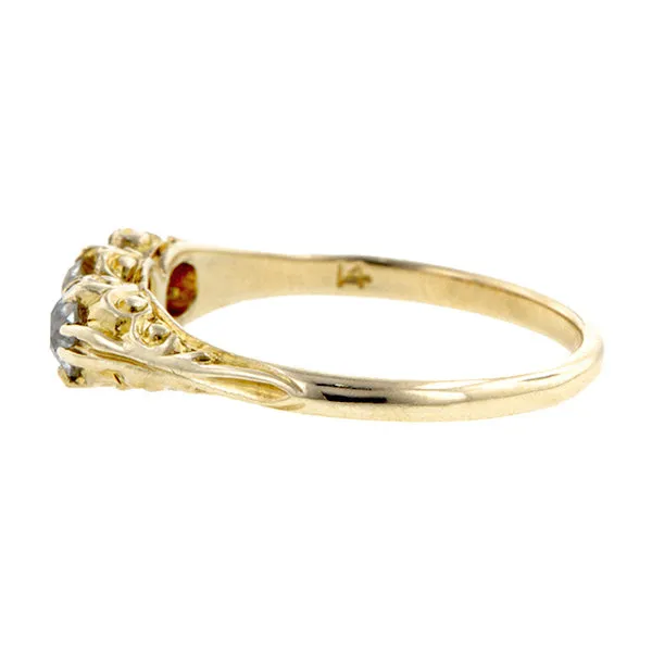 Vintage Three Stone Ring