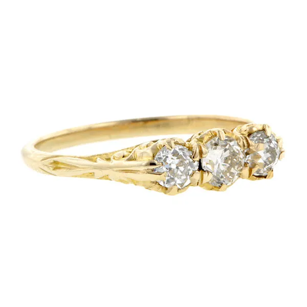 Vintage Three Stone Ring