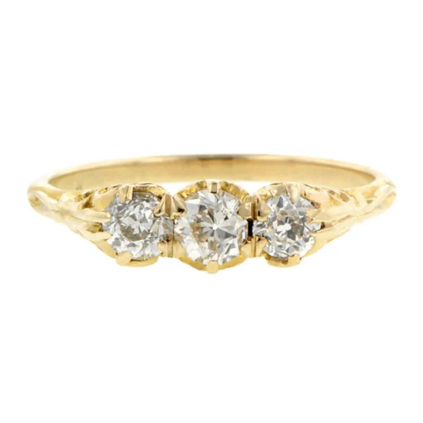 Vintage Three Stone Ring