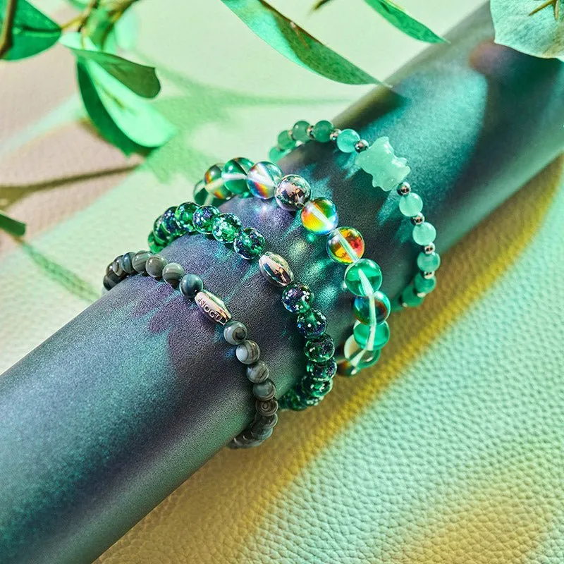 Viridian Kelp x Silver | Abalone Bracelet