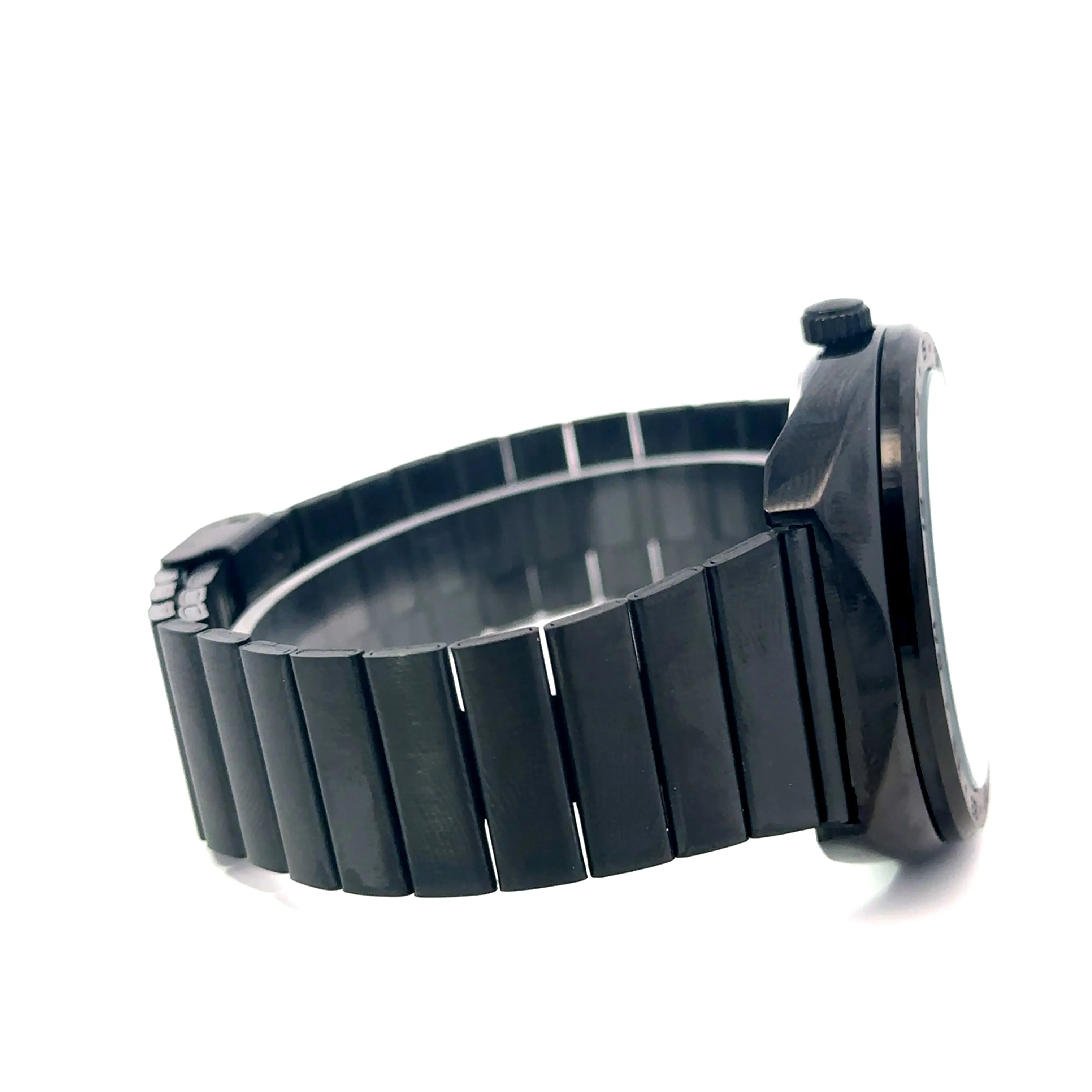 VYTREN METAL BLACK BLUE CURREN ICED OUT MENS WATCH I 5518813
