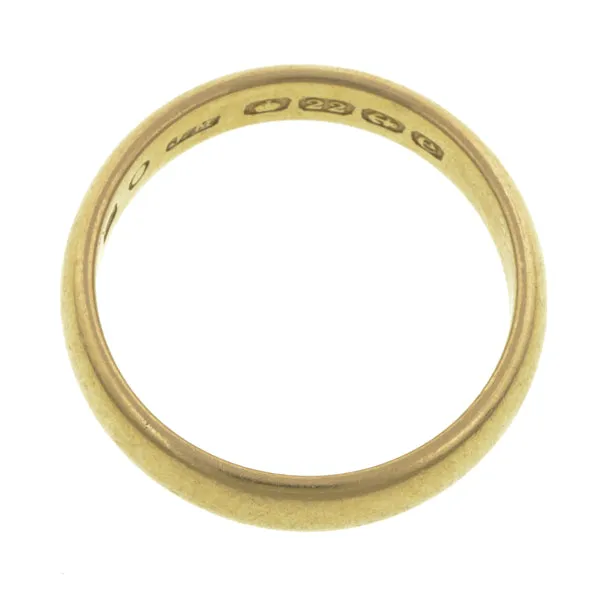 Wedding band 22k
