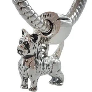 West Highland Terrier Dog Dangle Pendant Charm