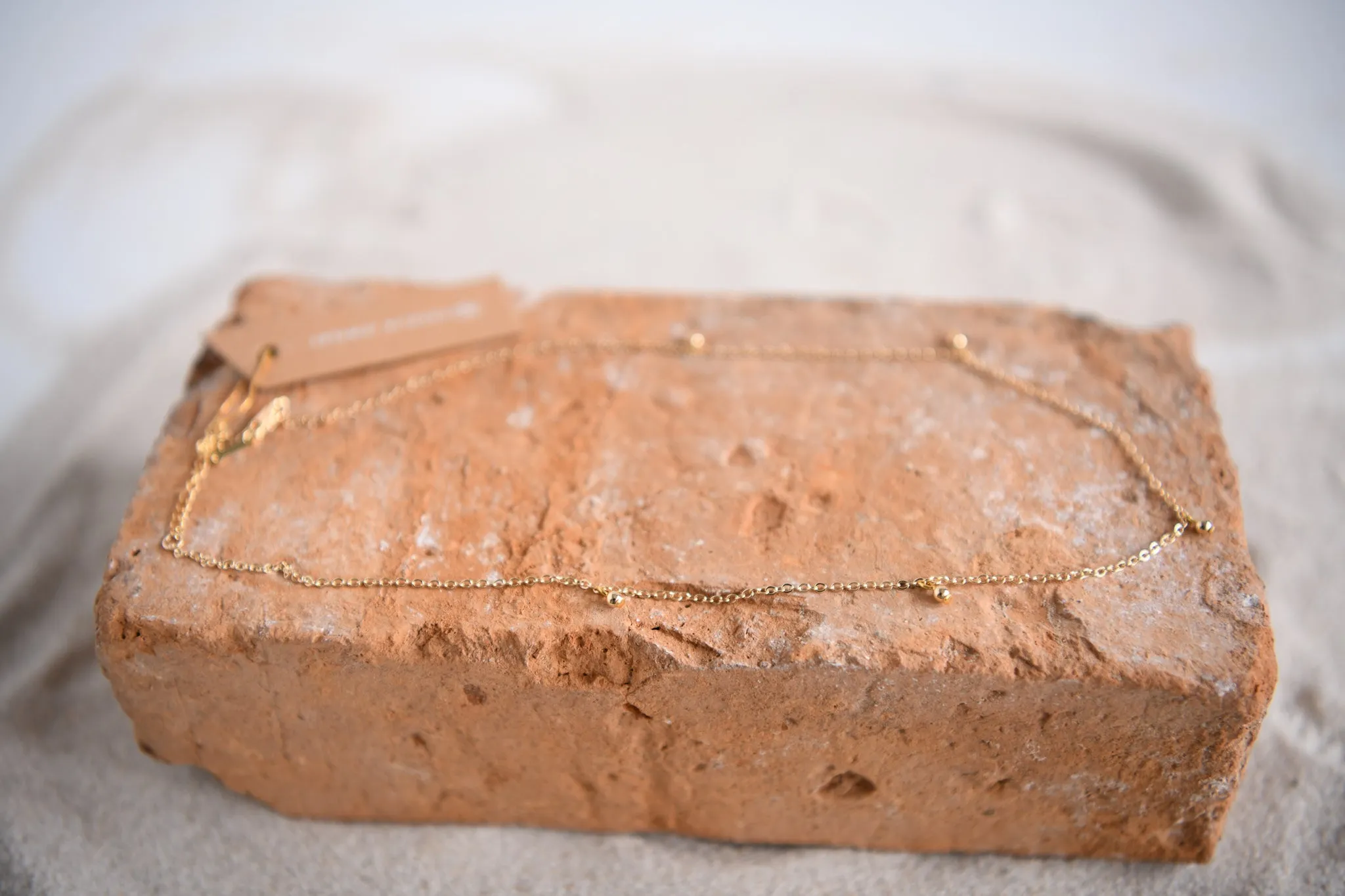Whimsical Boho Gold Necklaces with Natural Stone Accents