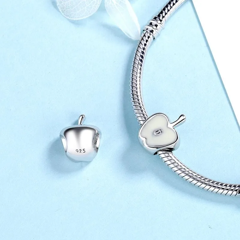 White Apple Charm