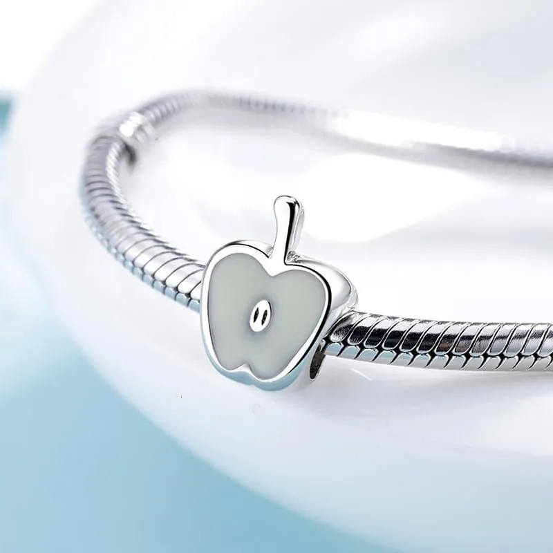 White Apple Charm