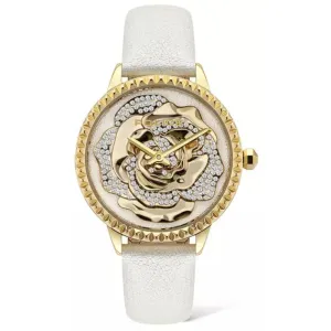 White Leather Watch