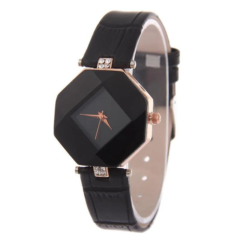 Women's Quartz Watch with Leather Band