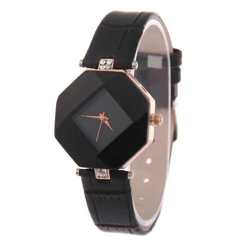 Women's Quartz Watch with Leather Band