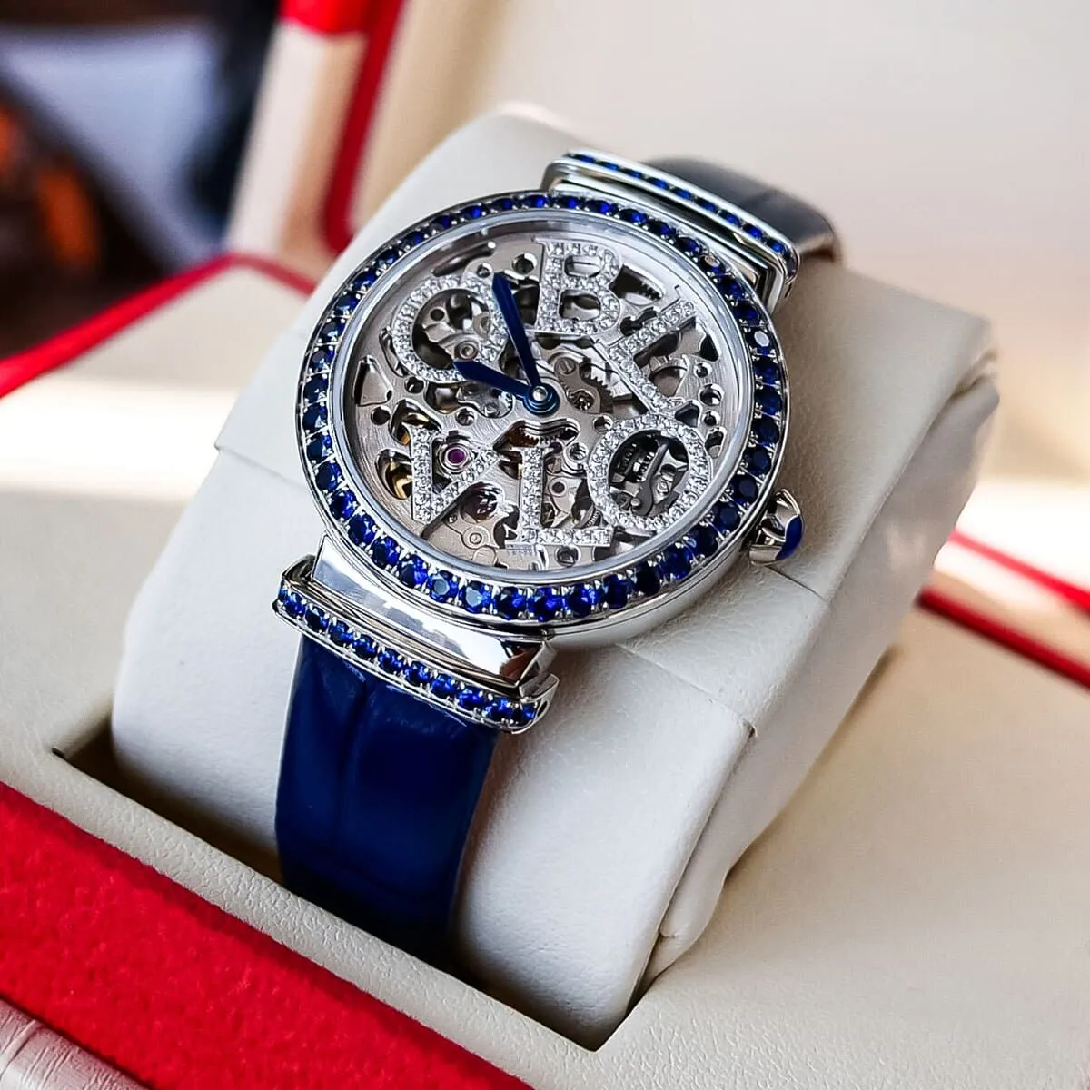 Women's Steel Skeleton Automatic Watches