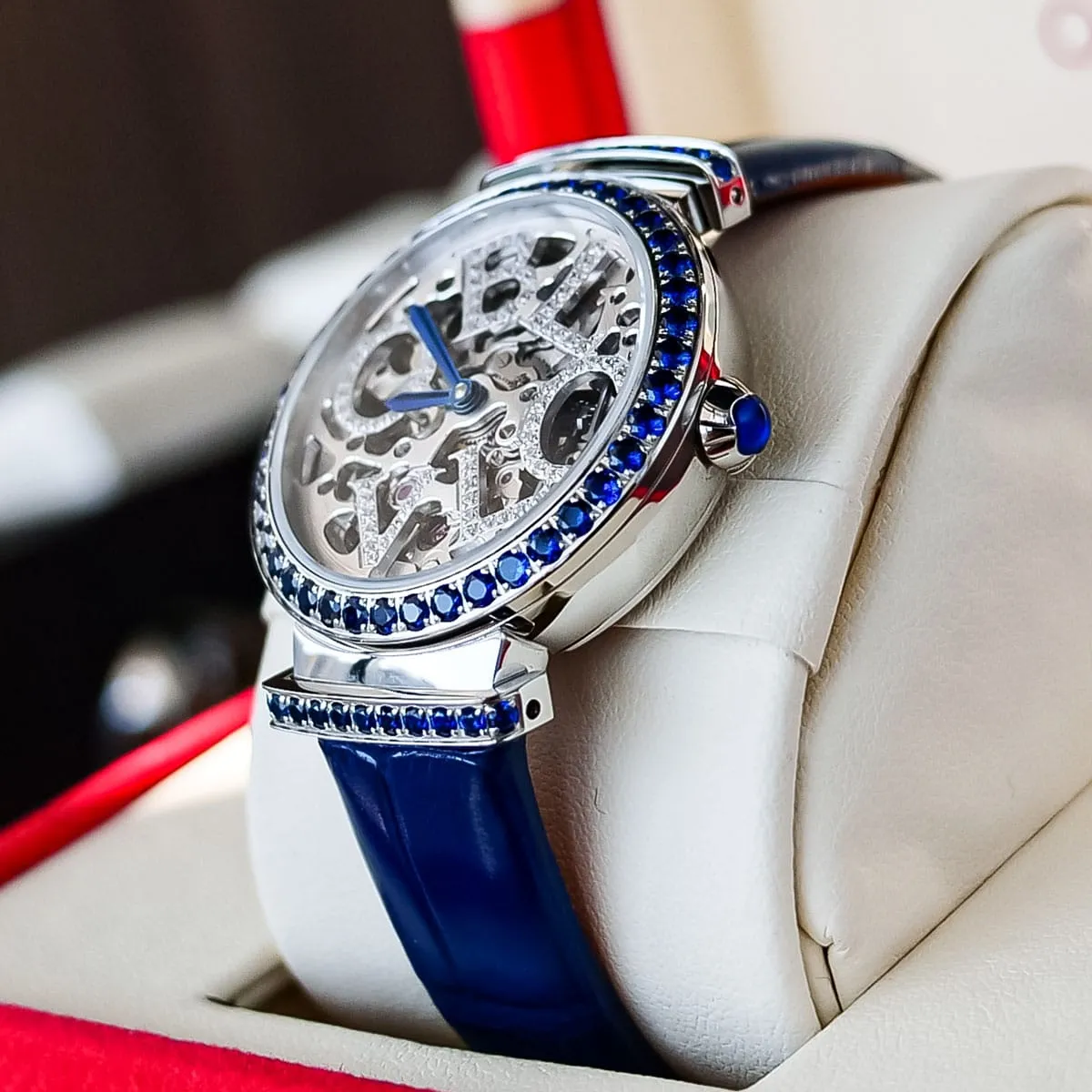 Women's Steel Skeleton Automatic Watches