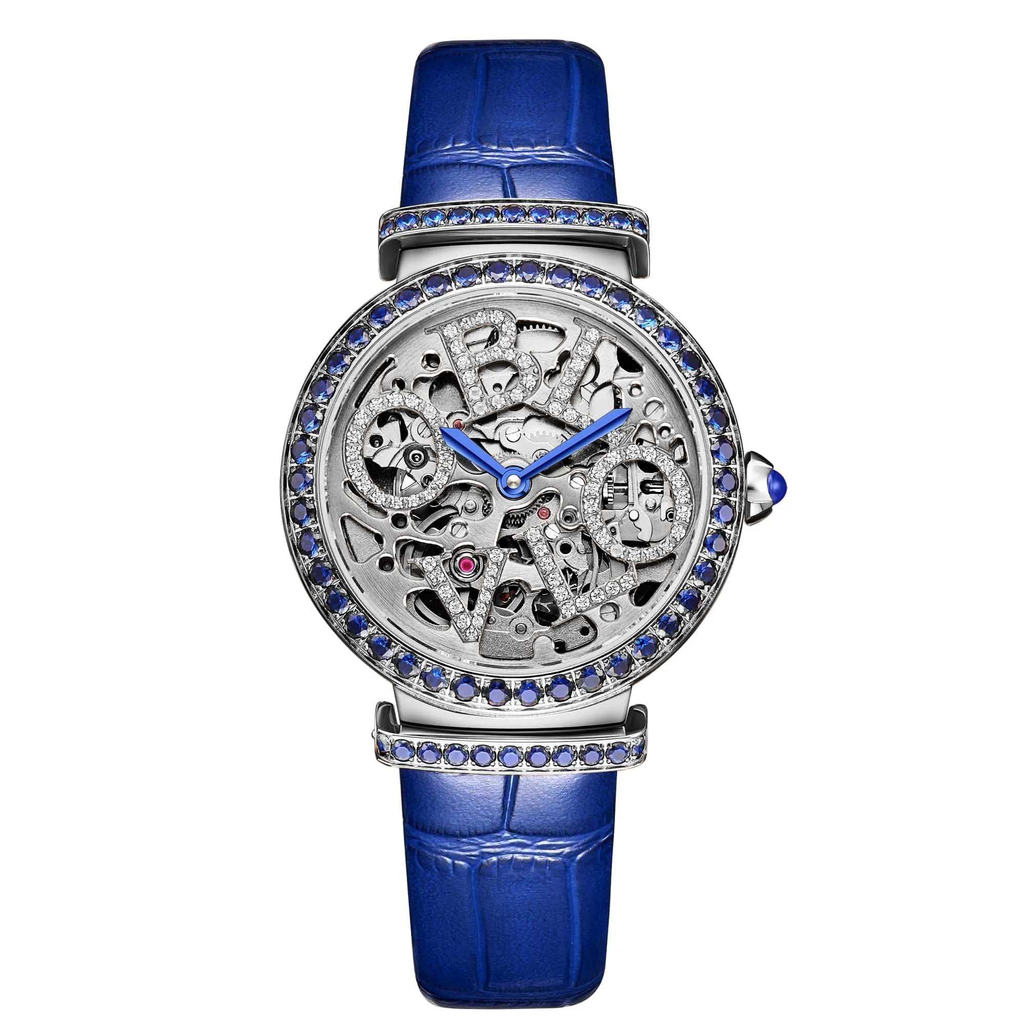 Women's Steel Skeleton Automatic Watches