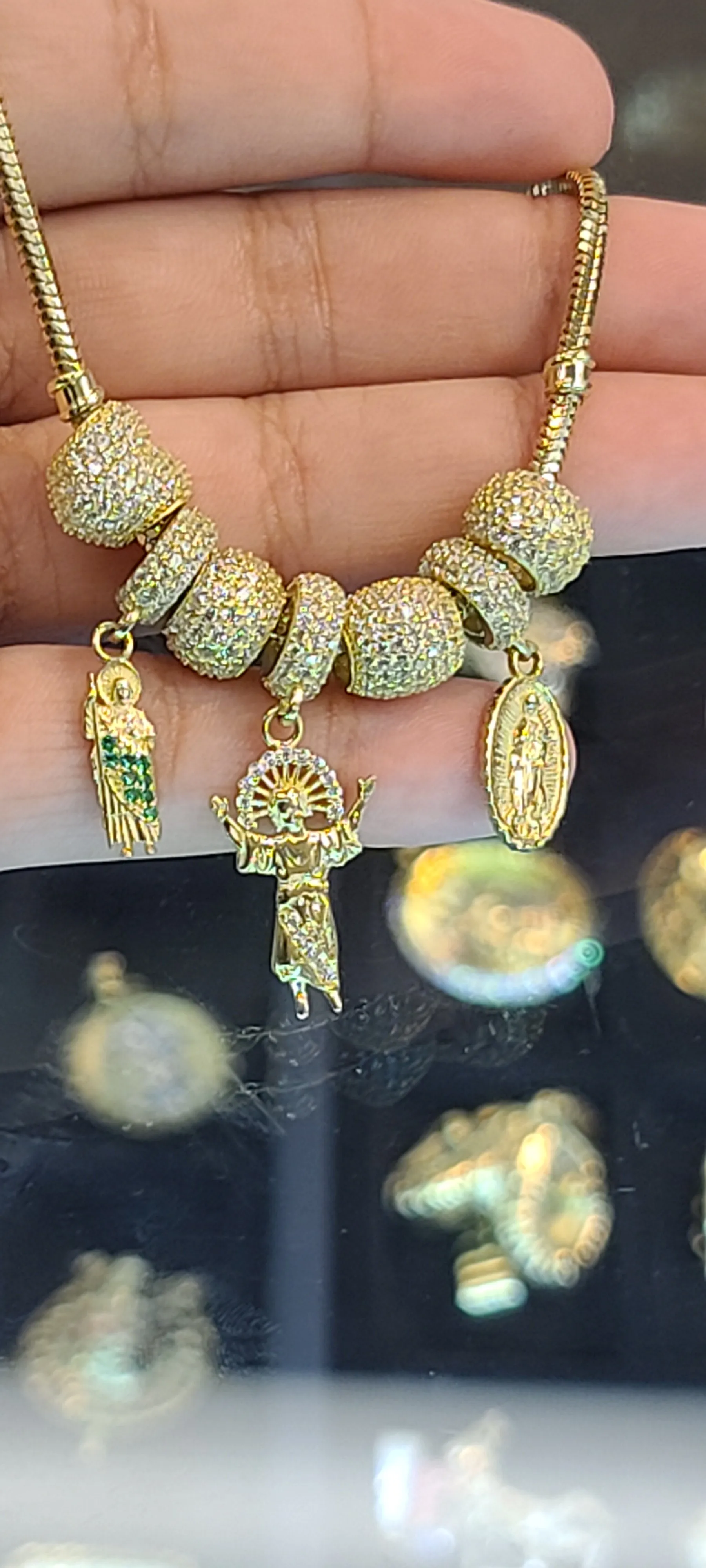 Yellow Gold Custom Charm Bracelet
