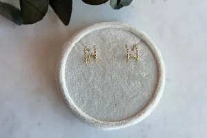 Yellow Gold Double Rope Hoops