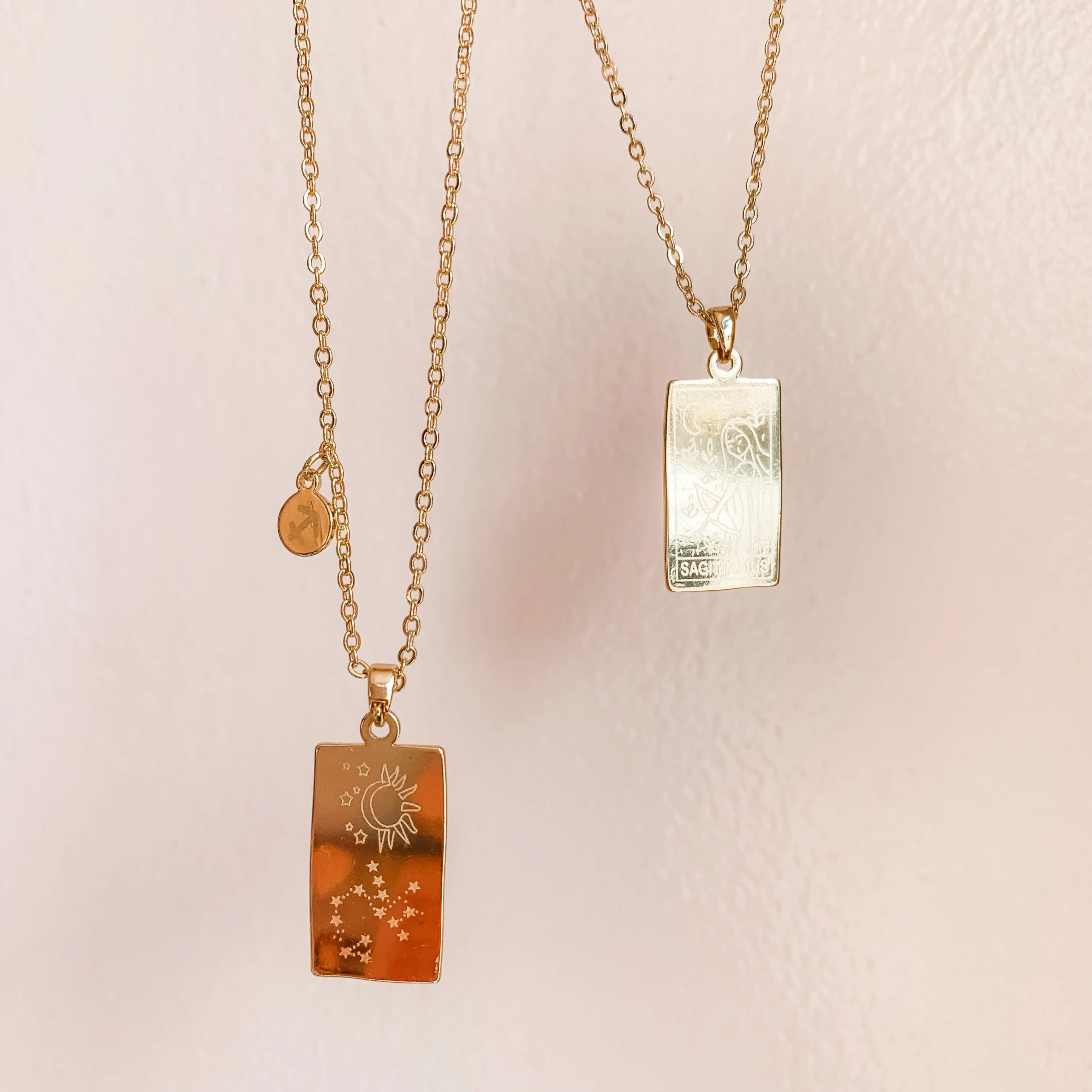 Zodiac Sign Pendant Dainty Necklace